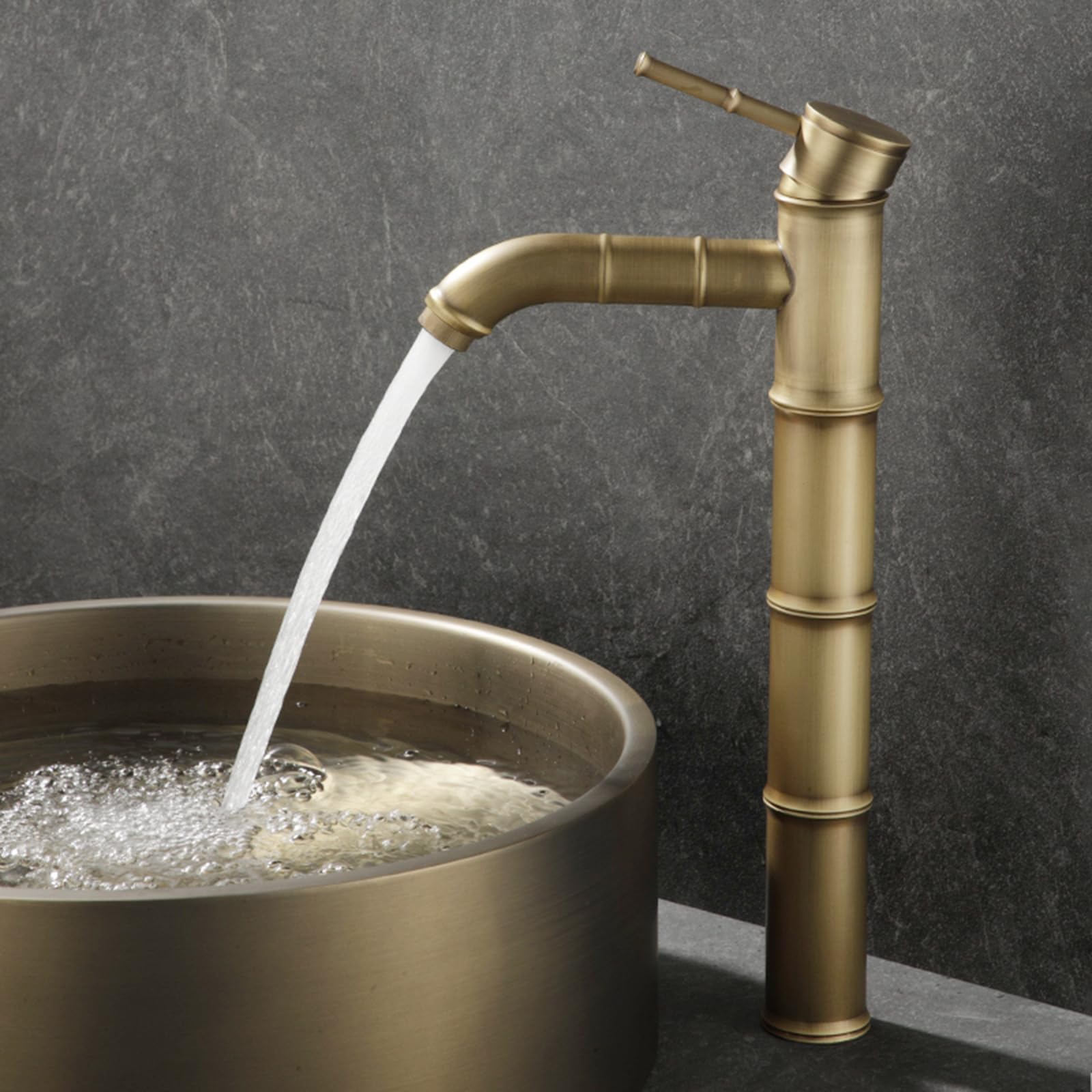 Robinet rétro en laiton antique LWX mitigeur eau chaude froide 41 mm