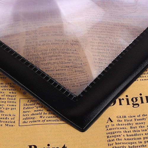 Miniatura 8 de Lupa de hoja de vidrio de página completa A4, hoja de lupa completa A4, hoja de lupa 3X, lupa grande, ayuda de lectura de libros, lente de PVC,