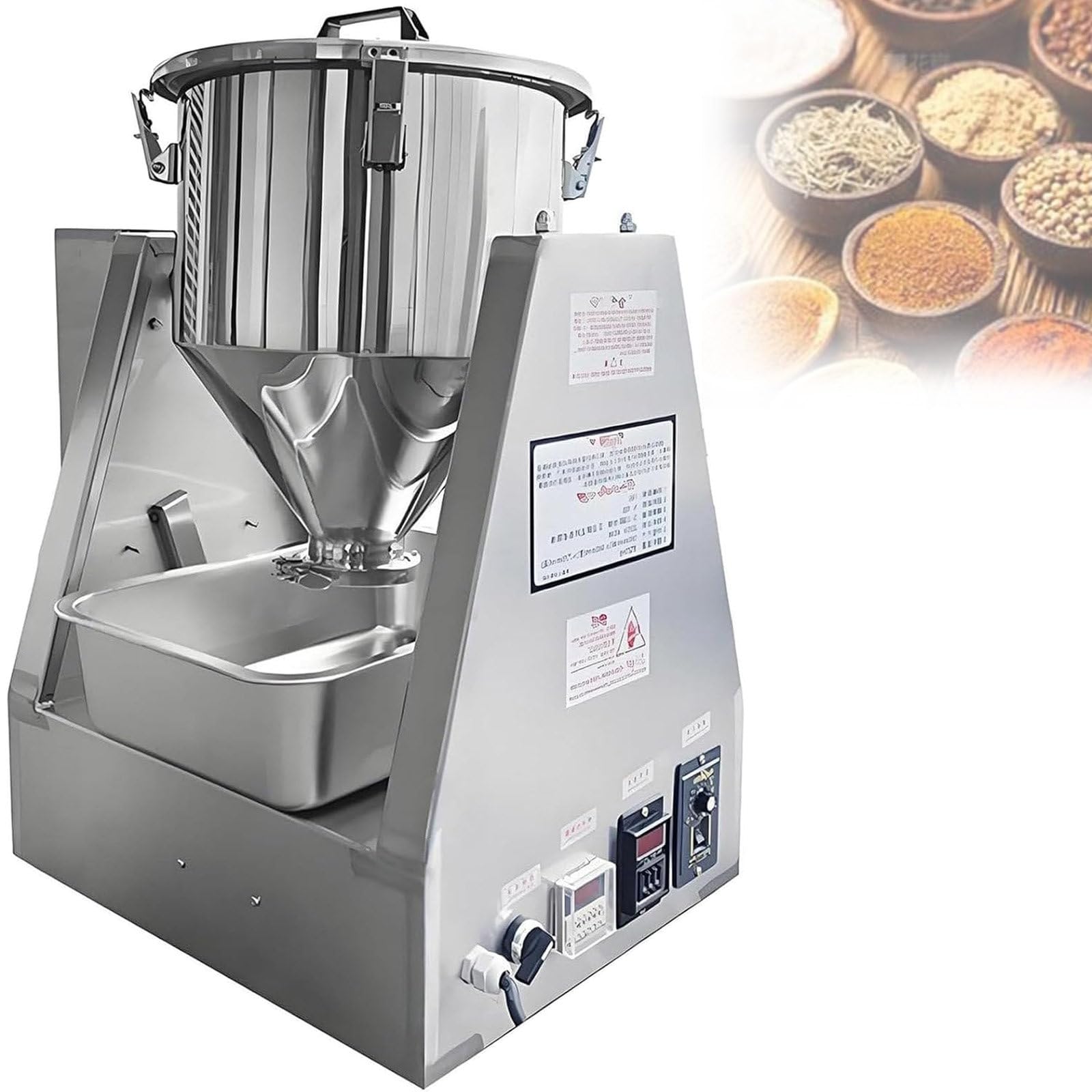 XueFulxion Particle Powder Mixer,small powder mixer made of stainless steel,Laboratory Powder Mixer for Efficient Blending and Homogenization in Research and Industrial Applications 20L
