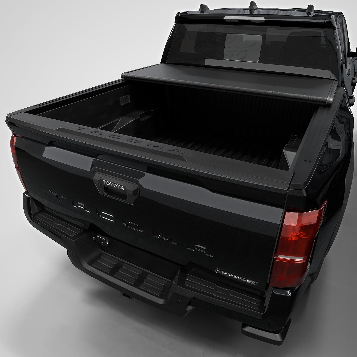 Low Profile Tri-fold Truck Bed Tonneau Cover Compatible with 2016–2023 Toyota Tacoma | 5'1" (60.5") Bed | CFLPX021