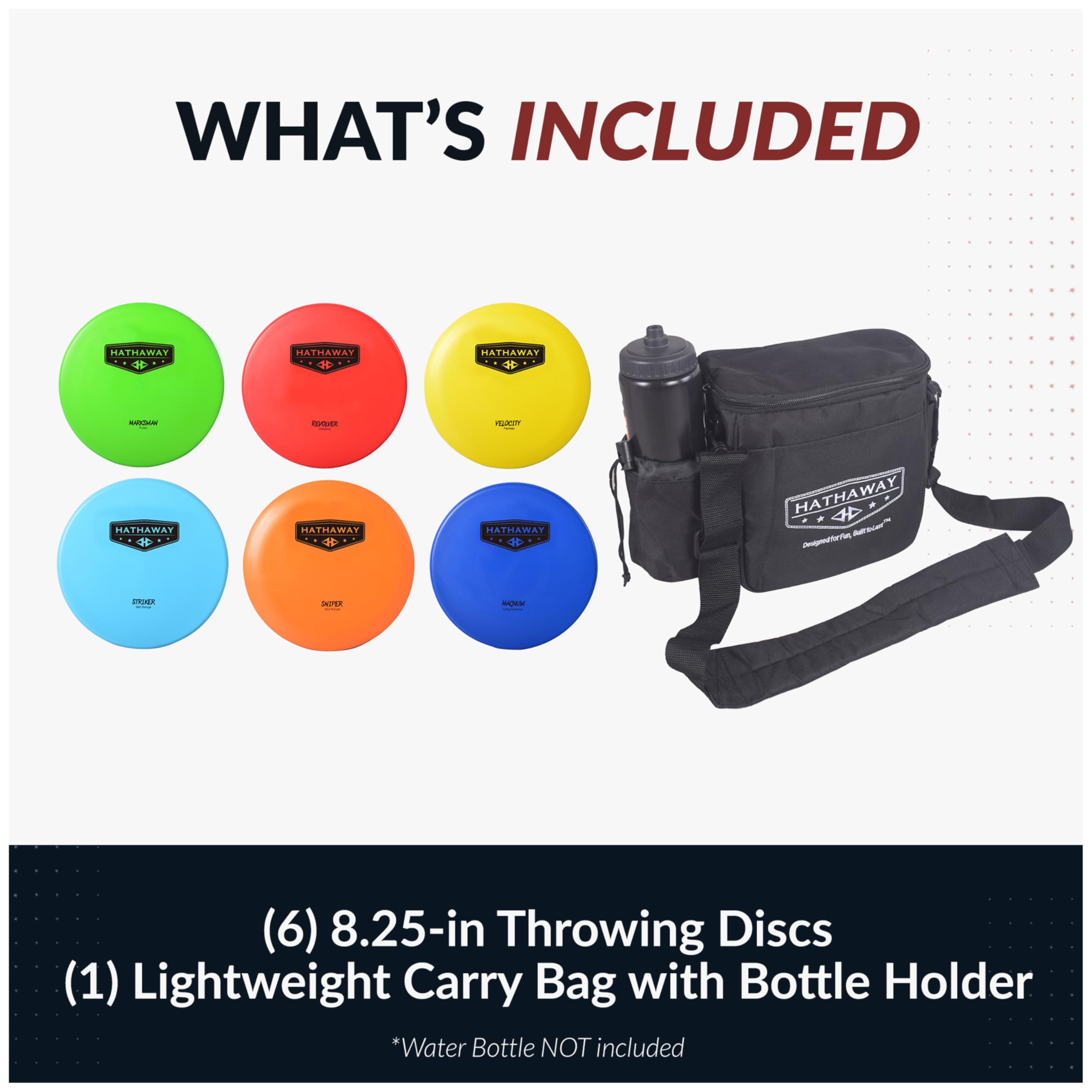 DVD３点 Disc Golf Starter Set with 6 Discs – Three Drivers, Two Mid