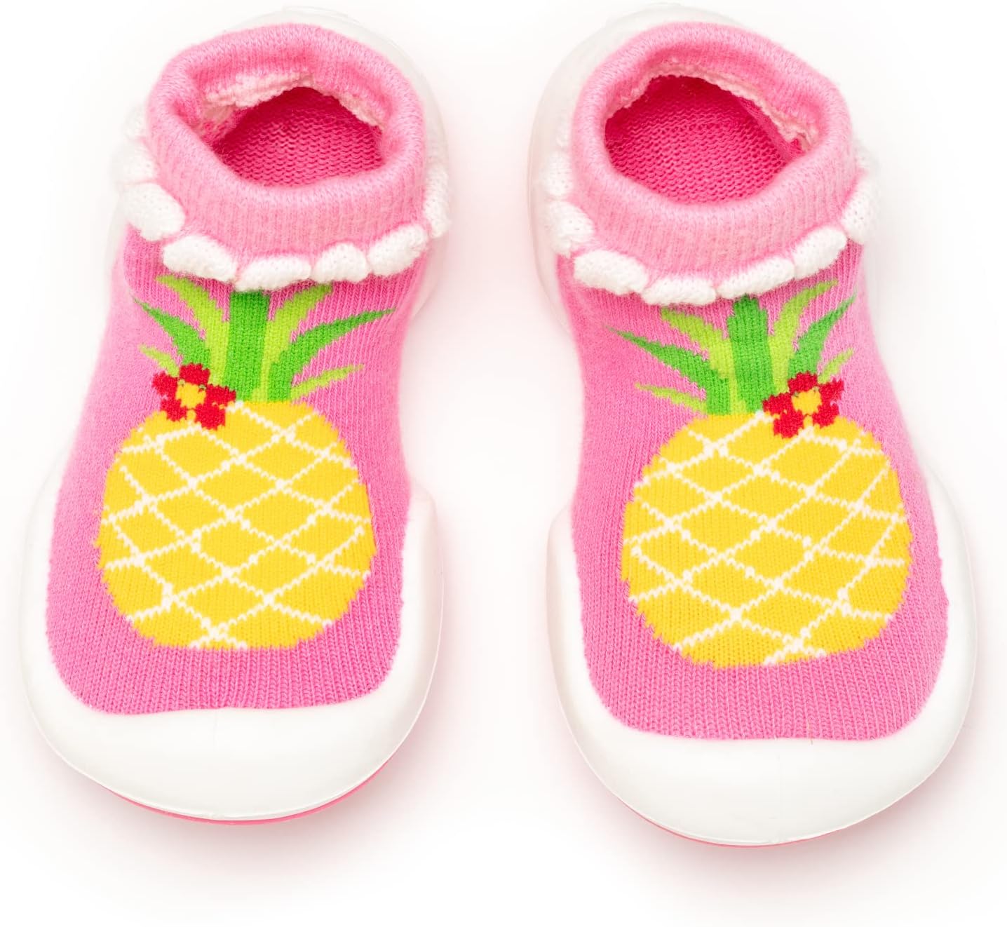 Komuello Baby & Toddler Shoe, Pull Up, First Walker, Flat, Non Slip, Soft Cotton, Premium Sock Shoes - Summer