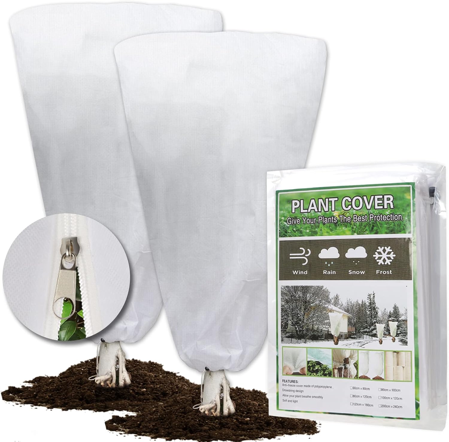 AJumpoo Plant Covers Freeze Protection, Winter Cold