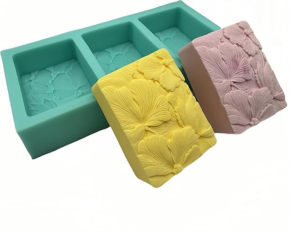 Ginkgo Leaf Silicone Molds for Natural Soap Making