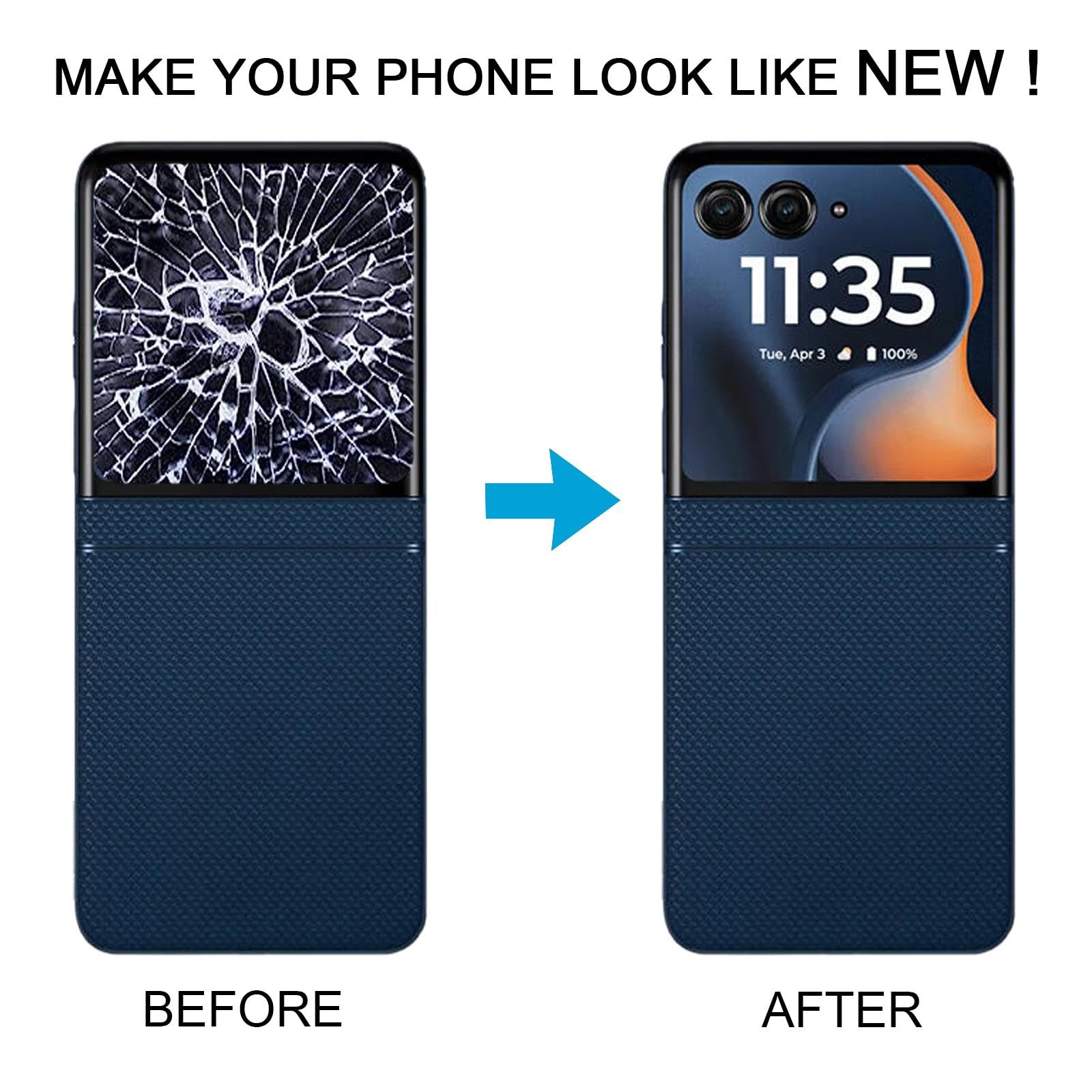 Do oryginalnego ekranu dodatkowego LCD for Motorola Razr 60 z pełnym zespołem Digitizer Akcesoria telefonów
