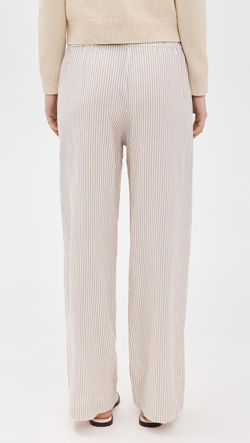 Velvet Women's Kelly Cotton Blend Stripe Pants by Cleo Wade