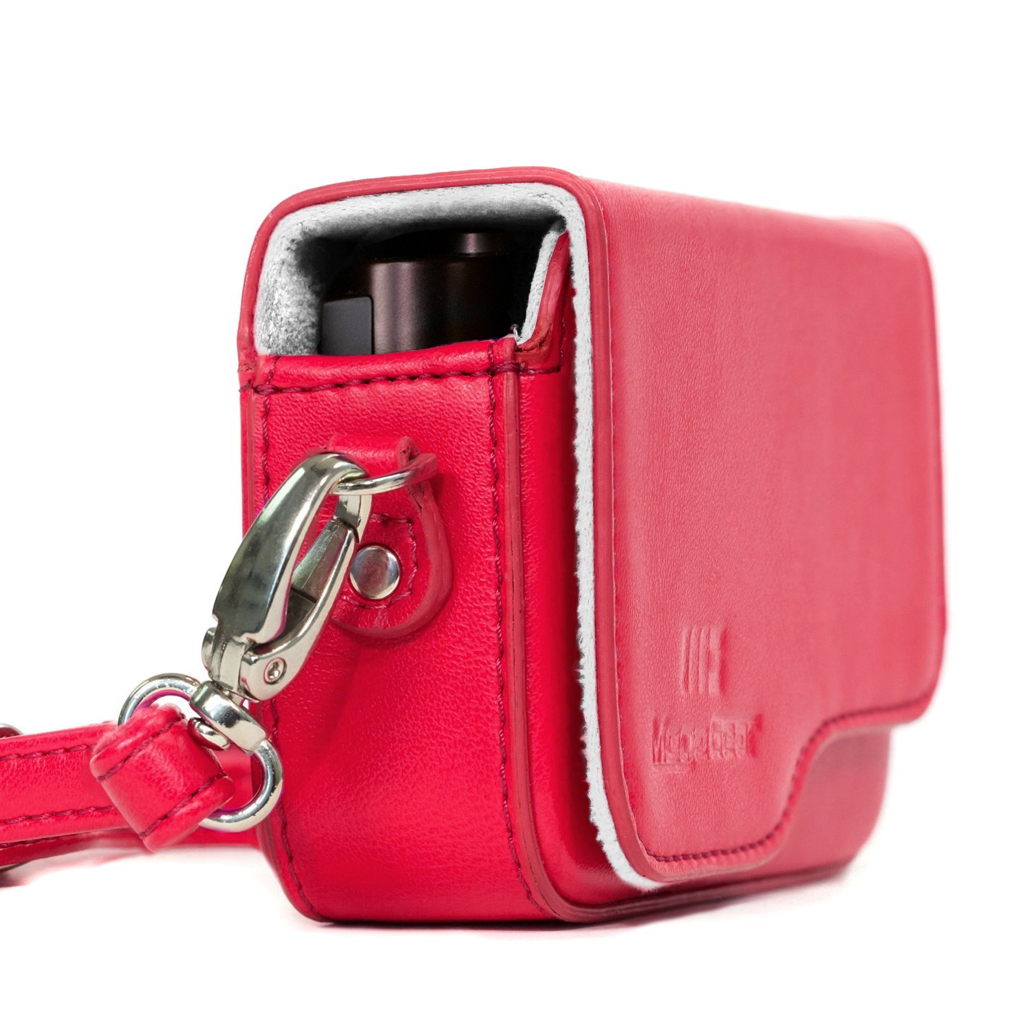 MegaGear Leather Camera Case with Strap compatible with Canon PowerShot G9 X Mark II, G9 X