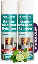 HOTREGA Kaminscheibenreiniger 2x 300ml | Selbsttägiger Kaminglasreiniger | Löst Ruß, Rauchharz & Fett selbsttätig und rückstandsfrei