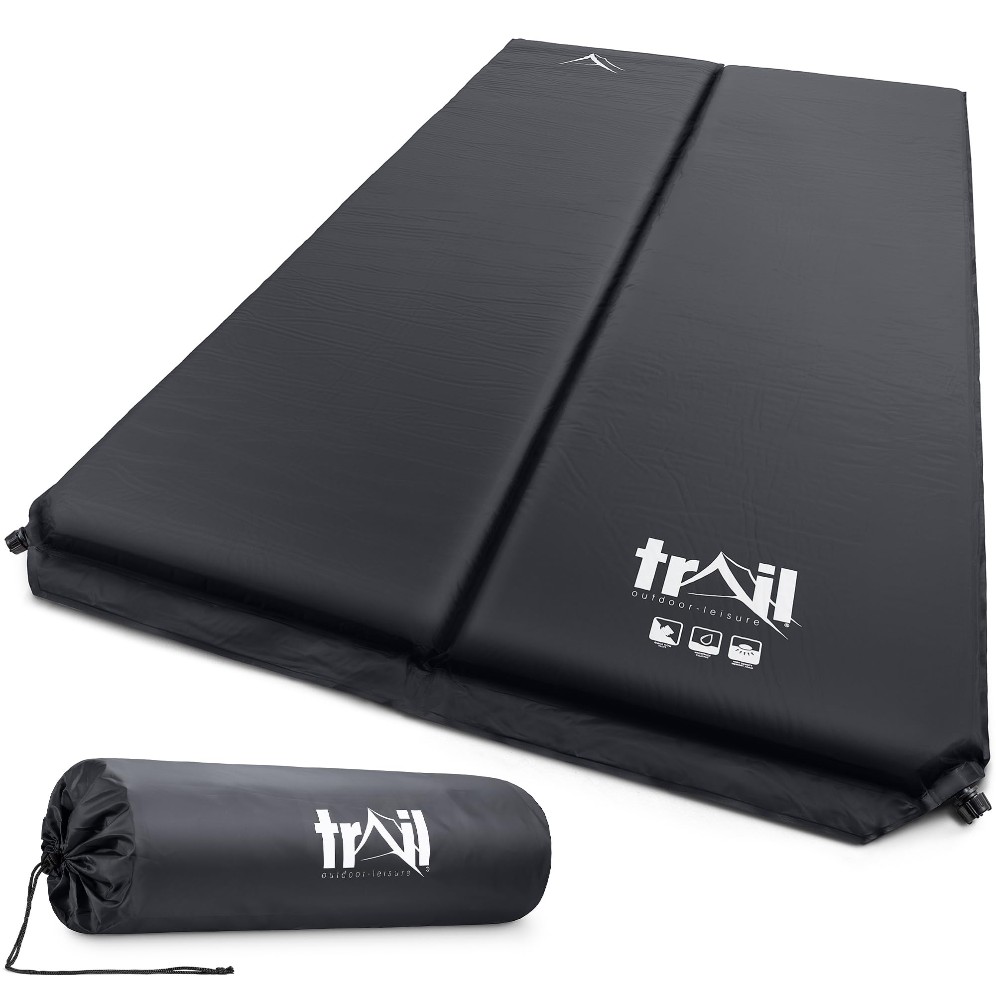 HomeMate CertiPUR-US Materasso da campeggio in memory foam portatile