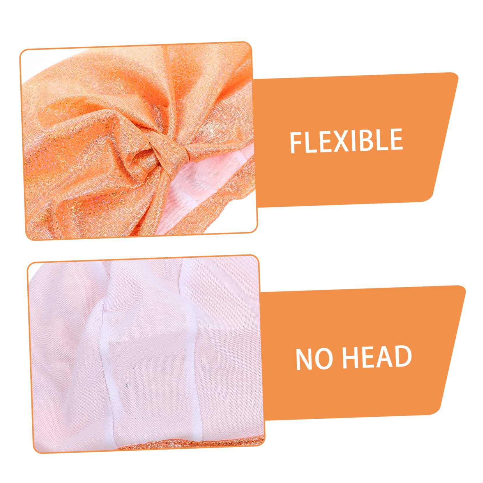 FRCOLOR 5St Schwimmhaube große Badekappe Kopftuch für Frauen Swim Cap Women badehauben Badekappen für Damen für Damen wasserdichte Elastizität Haarkappe Badetuch Mann