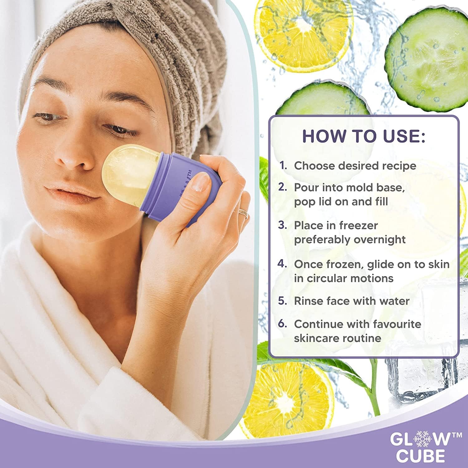 TASMAX Face massage roller korean makeup products counter cube ice for face tools for women ice roller for face massager ice massage roller ice face roller Gifts for Her beauty gadgets for women