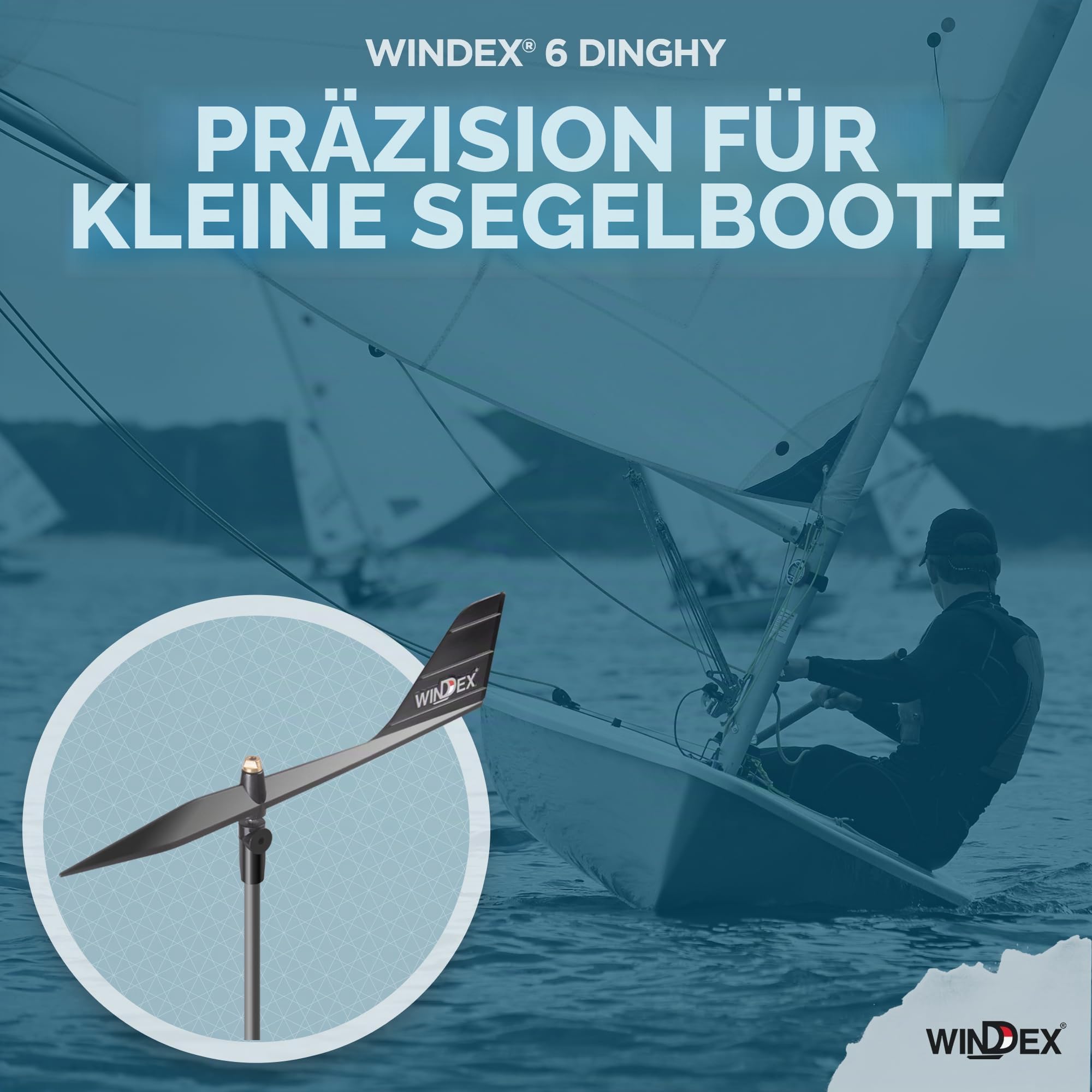 Windex 6 Schlauchboot - Windrichtungsanzeige.