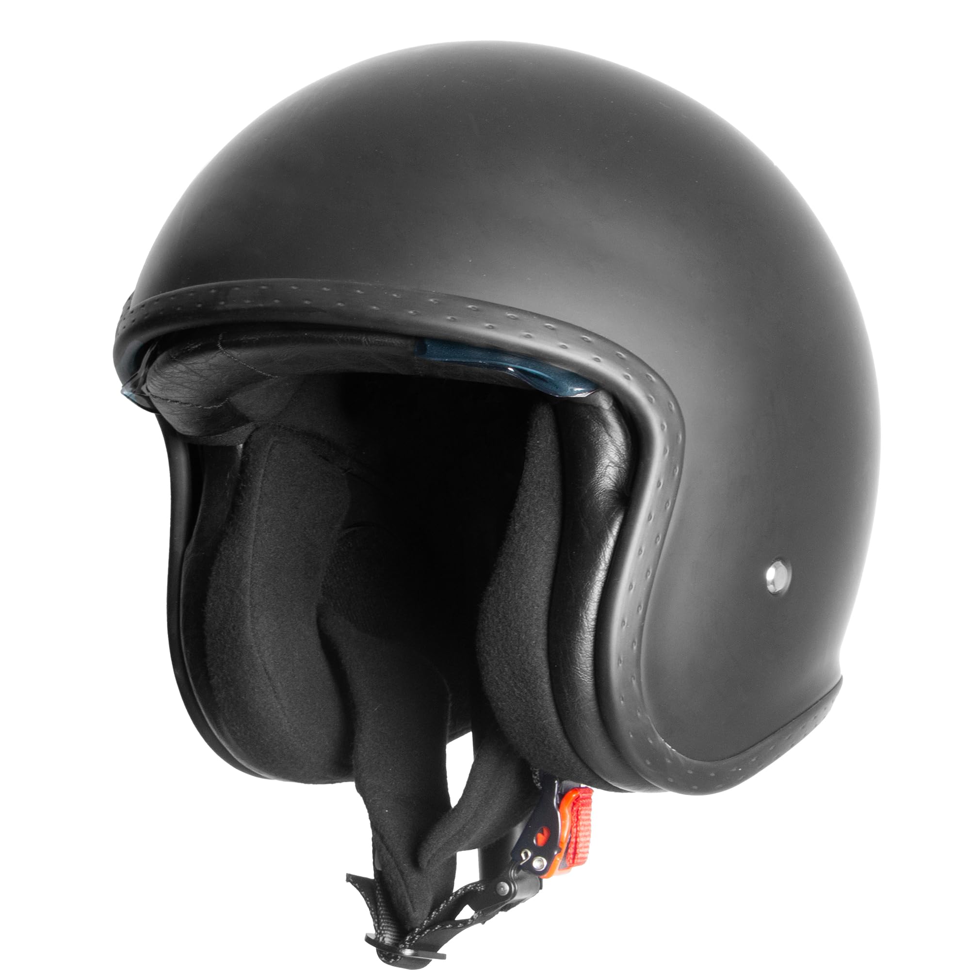 Zorax Negro Mate XXL (63-64cm) ZOR-601 Casco Moto Jet Abierto con Interior Visera Mujer y Hombre para Motocicleta Ciclomotor y Scooter Bicicleta ECE 2206 Homologado