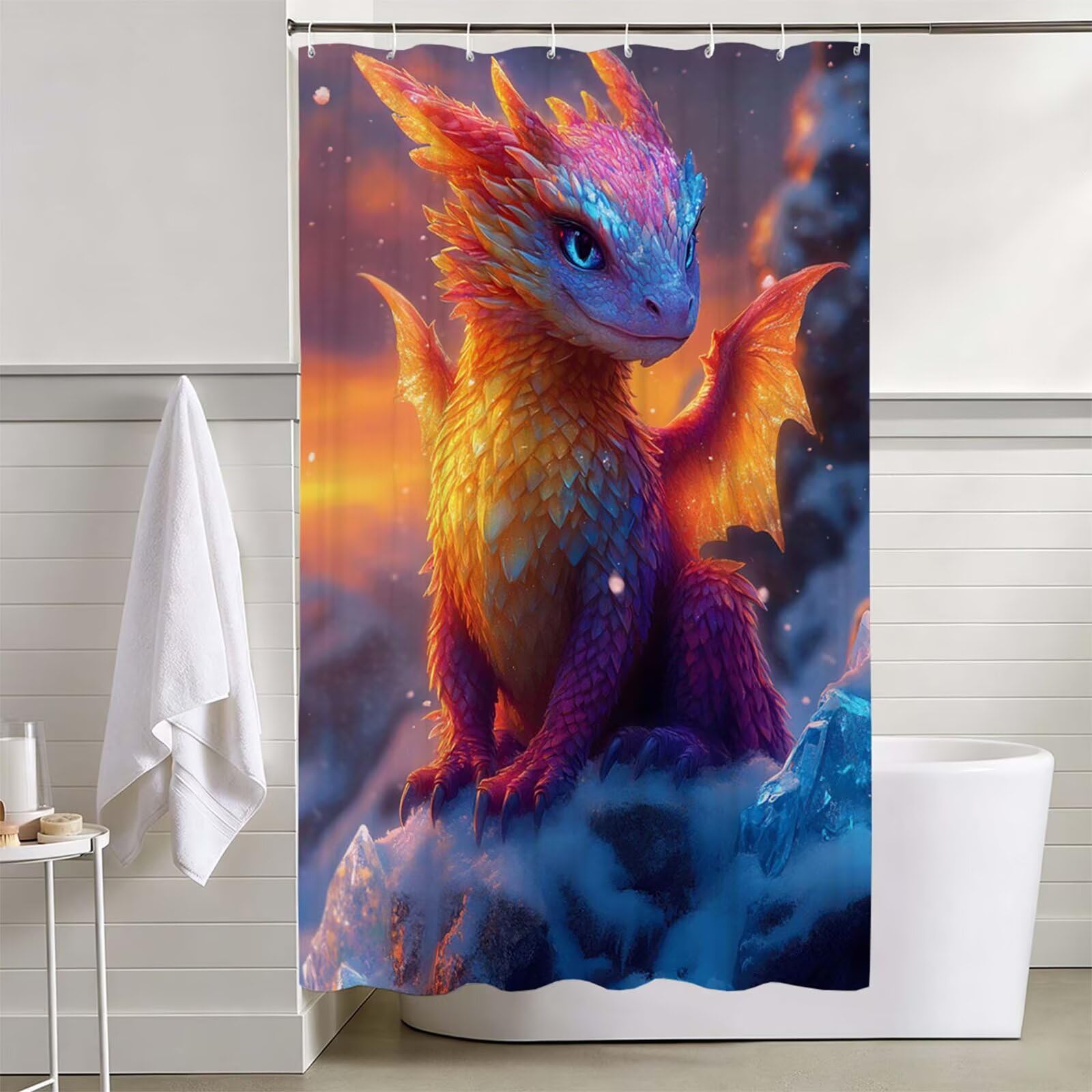 Duschvorhang Lila, Duschvorhang 200x200cm L-5