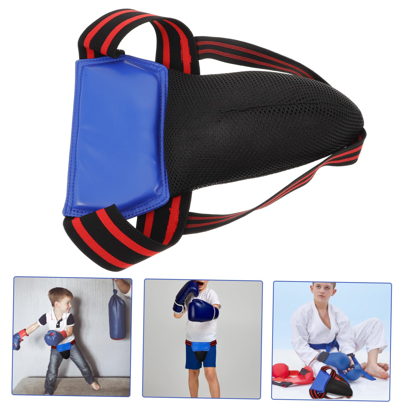 Gogogmee Men's Boxing Crotch Protector Groin Guard for Boxing Martial Arts Stylish Competition Design for Safety Training