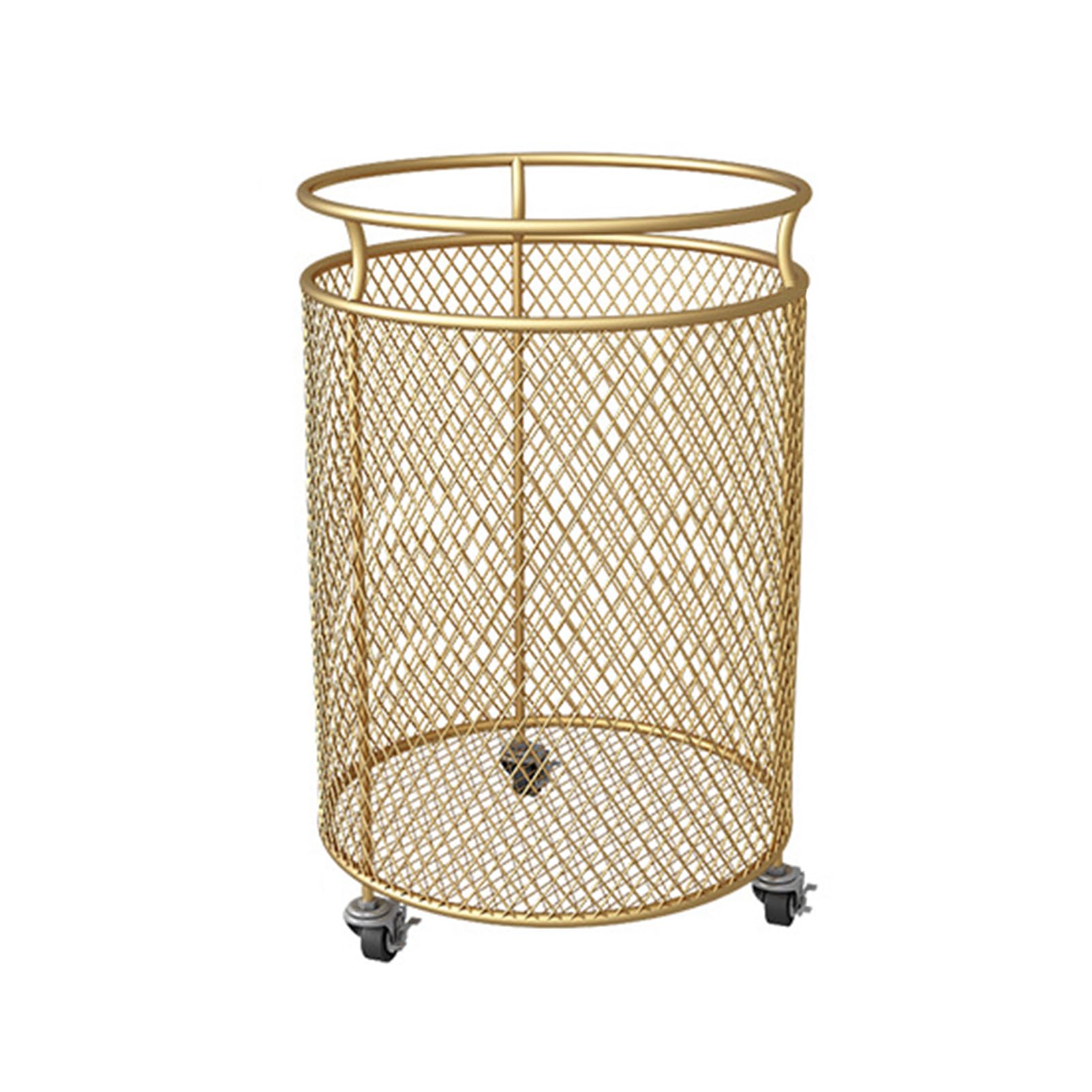 Scandinavian Dirty Clothes Storage Basket, Gold Laundry Basket, Iron Dirty Clothes Basket, Household Dirty Clothes Basket
