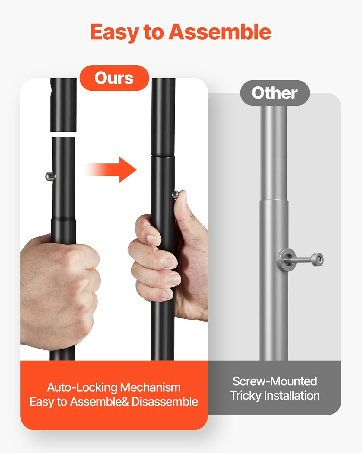 VEVOR Clothes Rack, Rolling Clothing Garment Rack with Adjustable Crossbar and Side Hooks, 150 lbs Load Capacity, Heavy Duty Carbon Steel Clothing Racks with Wheels for Bedroom, Laundry, Living Room