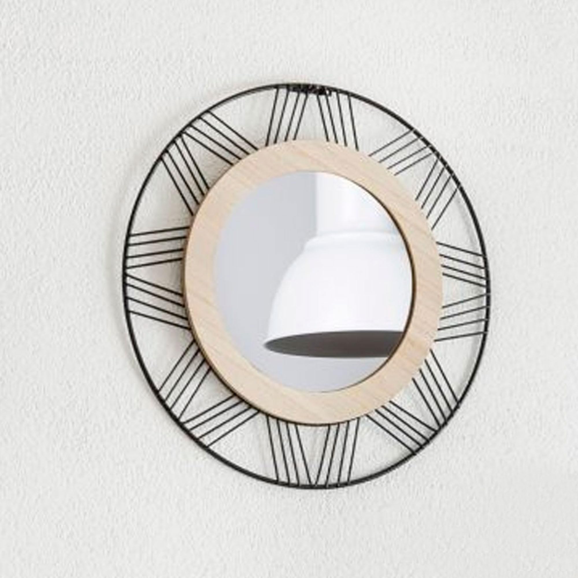 Decoración De Pared Redonda De Metal - 90.5x6.5x44 Cm, Diseño Moderno Con Círculos, Colocación Horizontal O Vertical
