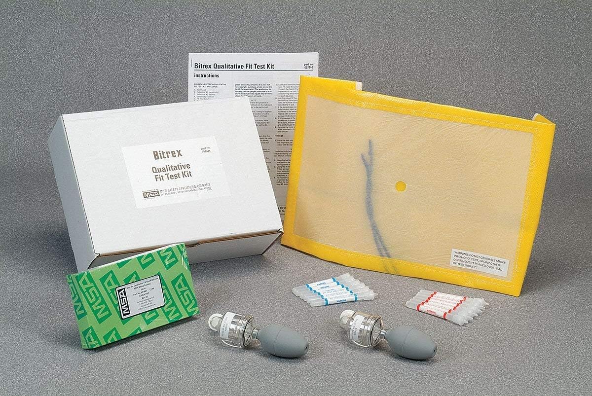 697444 Bitrex Fit Test Kit - Qualitative Check, Facepiece Diagnostic Testing Accessories, Easy-to-Use, Effective & Efficient Safety System Gear, Used for Reusable Respiratory Protection Device