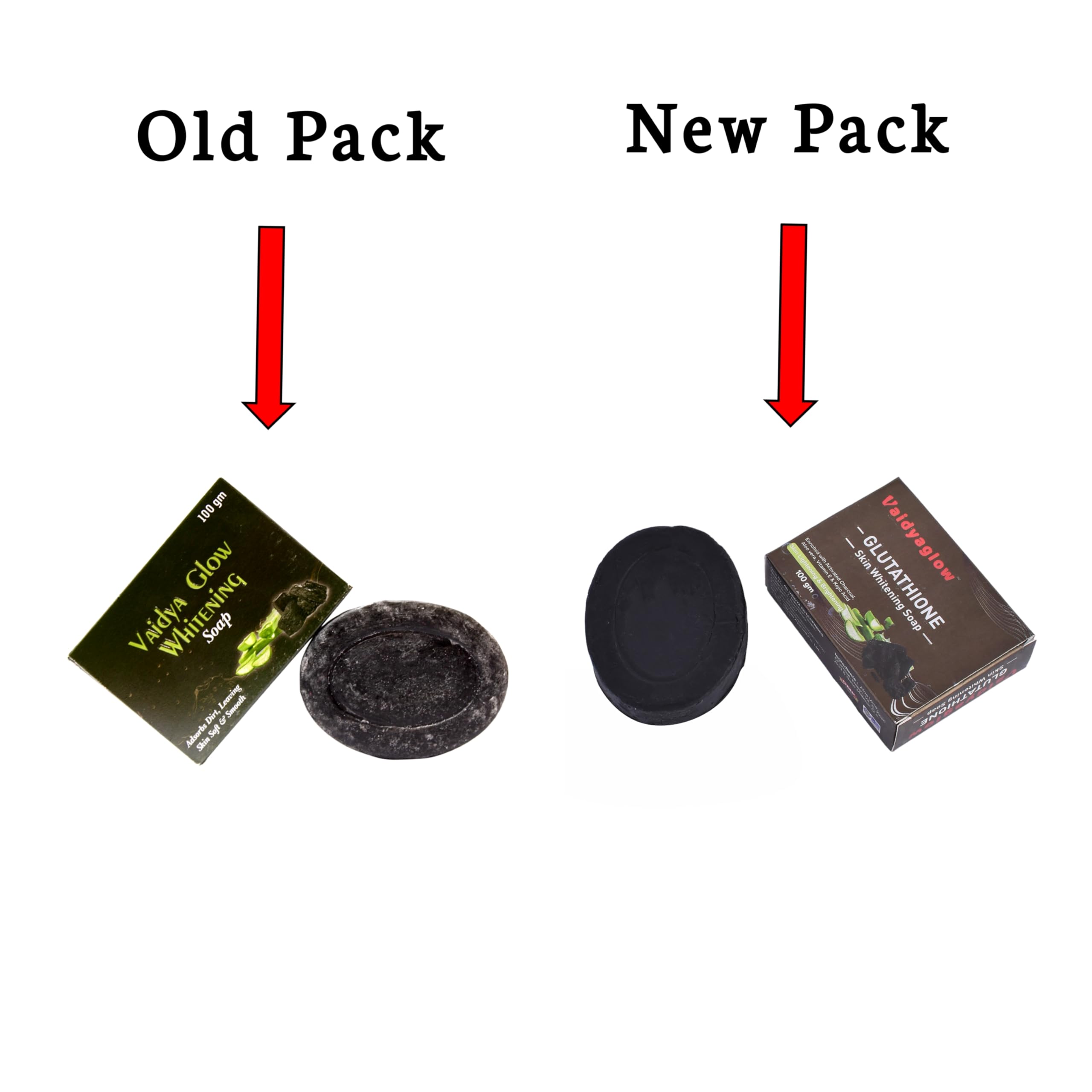 Vaidya Glow Charcoal Soap For Soft Smooth And Glowing Skin