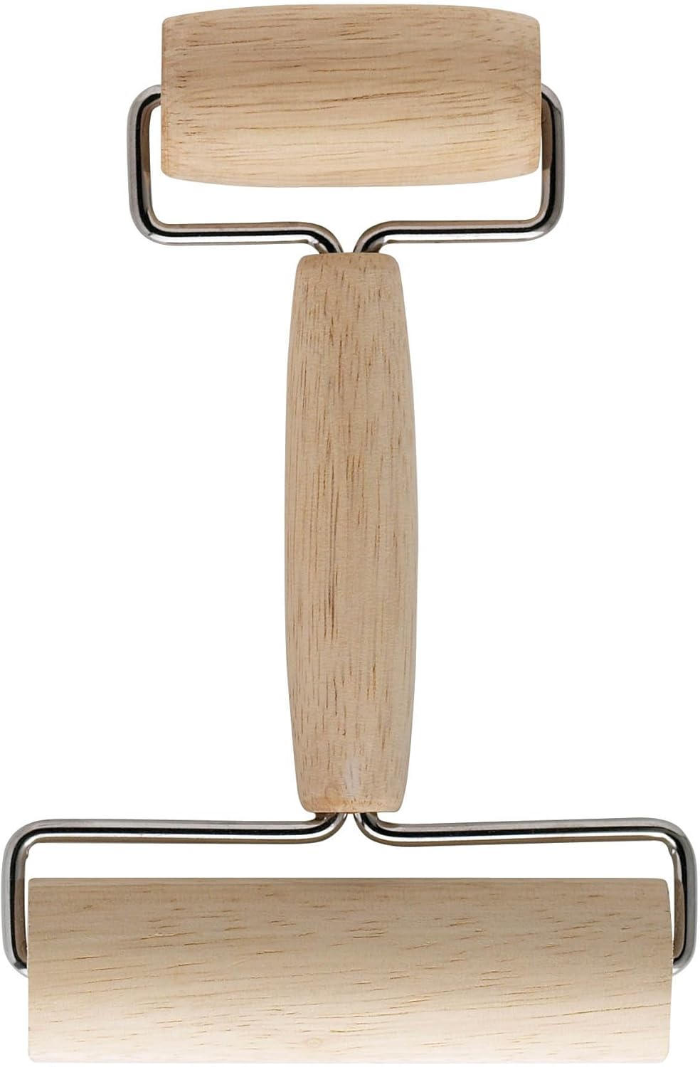 Mrs. Anderson’s Baking Double Dough Roller, Includes 4.125 and 2.375-Inch Wide Cylinders, Rubberwood Mrs. Anderson’s Baking Double Dough Roller, Includes 4.125 and 2.375-Inch Wide Cylinders, Rubberwood
