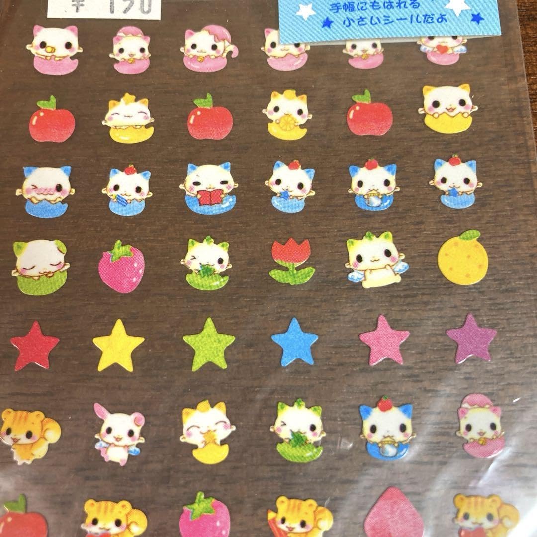 風水にゃんこ　エンジェルちわわ　シール 平成レトロ　当時品 Amazon.co.jp: 平成レトロ プチダイカットシール 風水にゃんこ