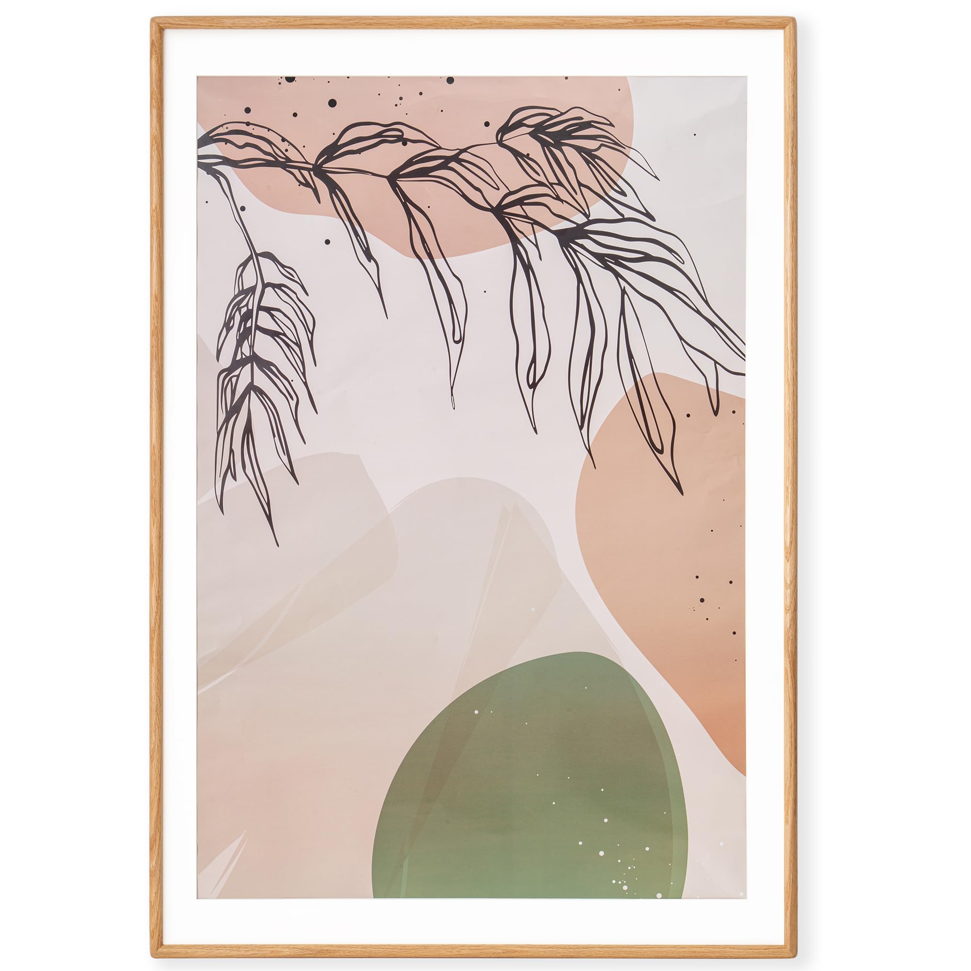 Axeman 27x40 Inch Poster Frame Matted to 24x36
