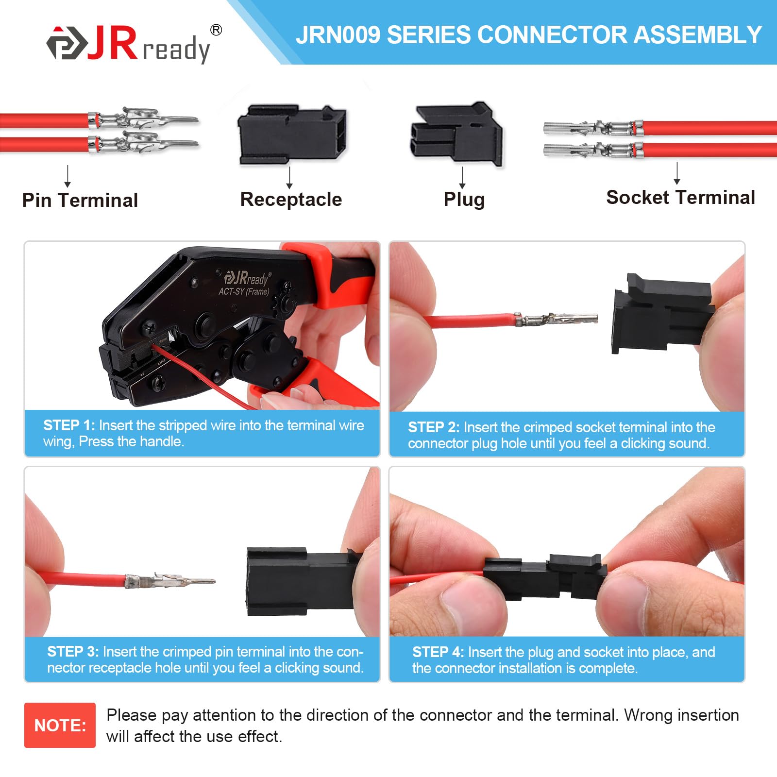 Amazon.co.jp: JRready Micro-Fit 3.0 4ピン モレックスコネクタキット