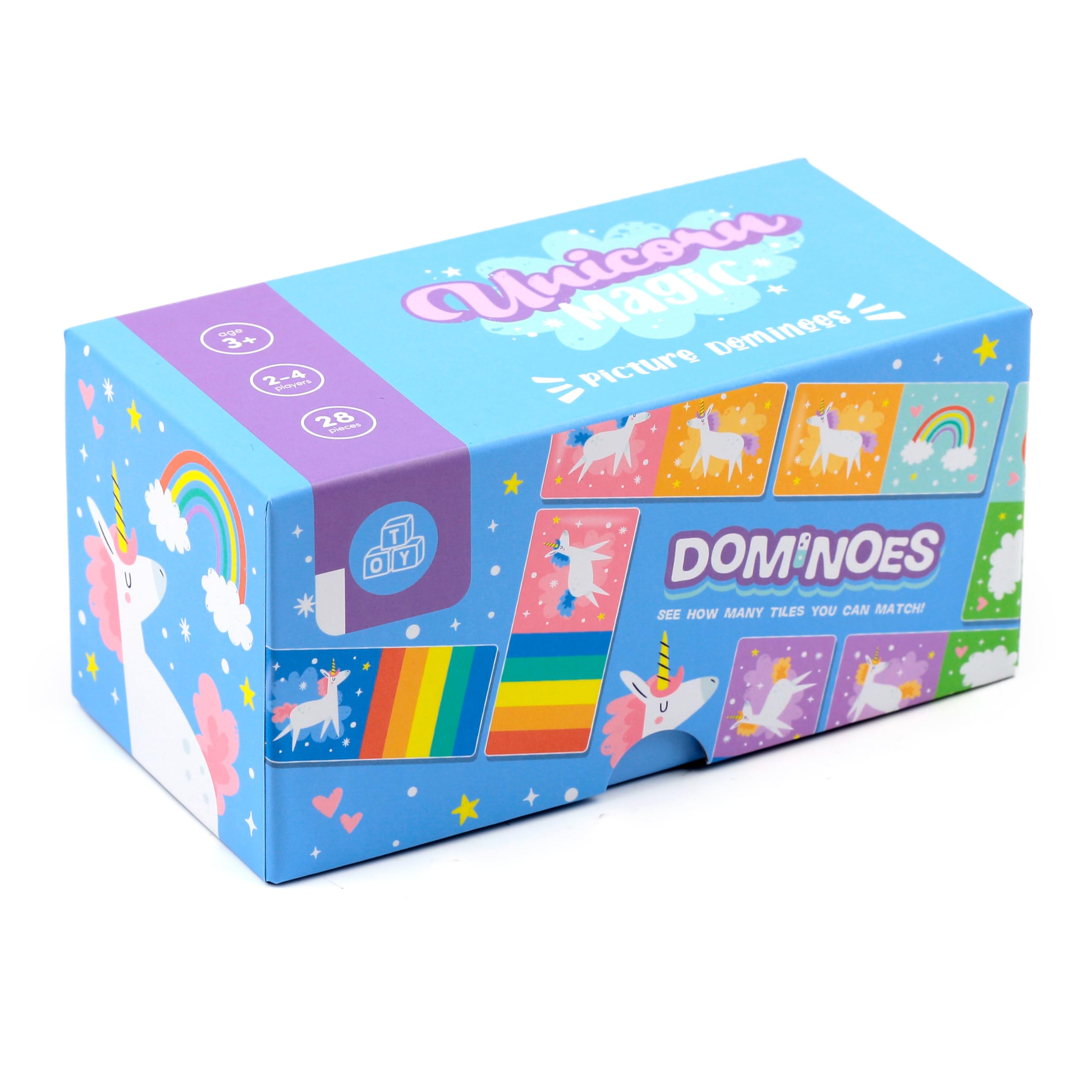 Puckator Unicorn Magic Kids Dominoes Set