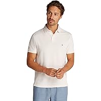 Tommy Hilfiger Uomo Maglietta Polo Maniche Corte Regular Fit con Chiusura con Bottoni