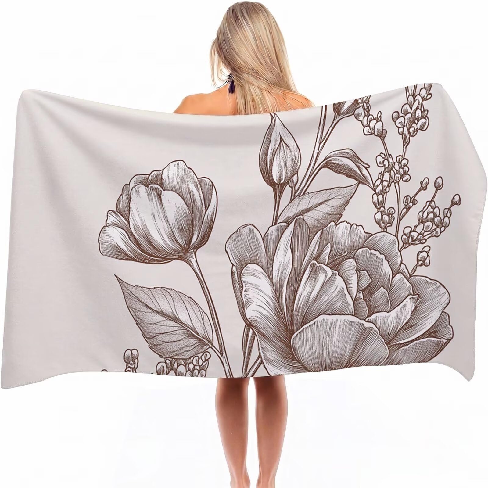 Serviette de piscine microfibre pour le yoga et le sport en plein air