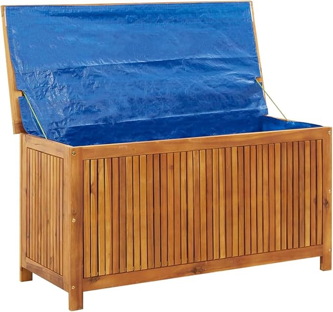 Festnight Gartenauflagenbox Aufbewahrungsbox aus Holz Auflagenbox