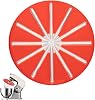 Red Round Stand Mixer Whisk Scraper, Multifunctional Funny Kitchen Accessories, Silicone Splash Guard for Stand Mixers
