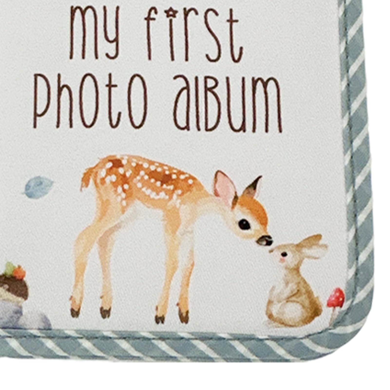 Primo Album Di Fotografie Libro Dei Ricordi In Tessuto Morbido | Raccolta Fotografica per l'Infanzia per Bambini Figli Nipoti Genitori Famiglia