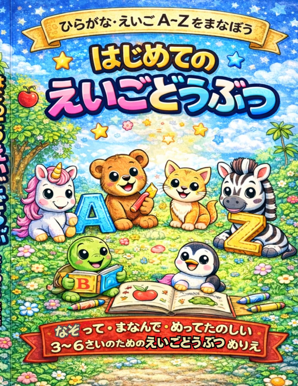 はじめてのえいごどうぶつ: なぞって・まなんで・ぬってたのしい　3〜6さいのための えいごどうぶつ　 アルファベットと英単語を楽しく学べるぬりえ