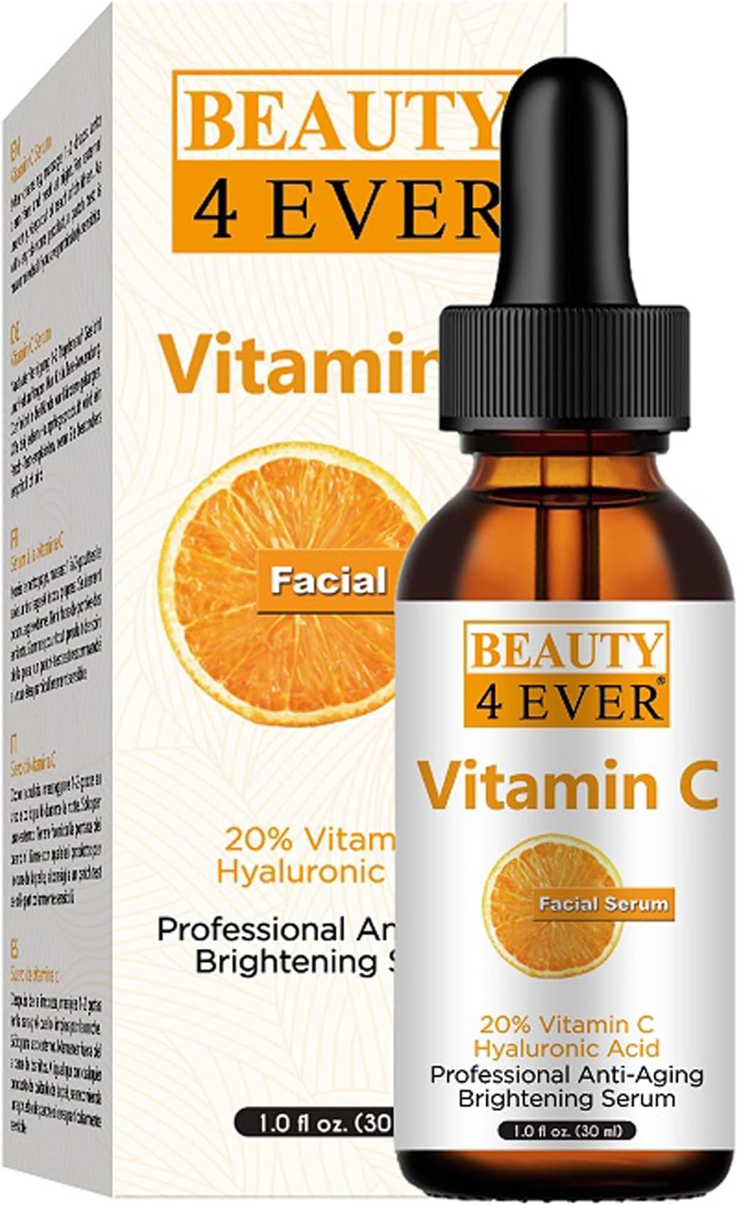 Vitamin C Serum for Face Plus Hyaluronic Acid, Retinol, Niacinamide & Salicylic Acid, Anti Aging Serum, Reduce Fine Lines, Wrinkles & Dark Spots, Brightening Skin Serum for Glowing Skin (1 oz)