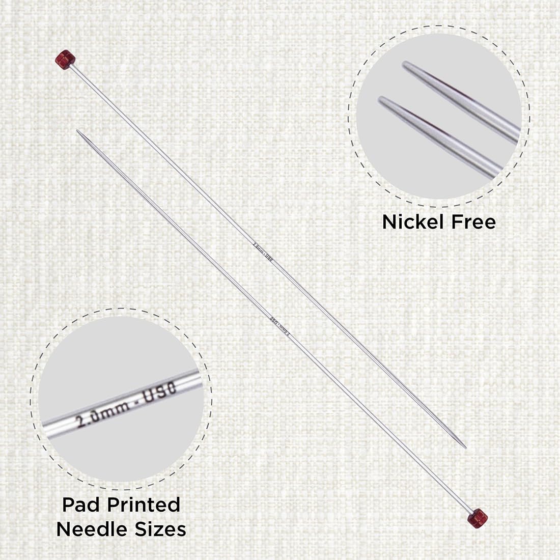 Dritz SPW2 Wood Shawl Pin, Carnation