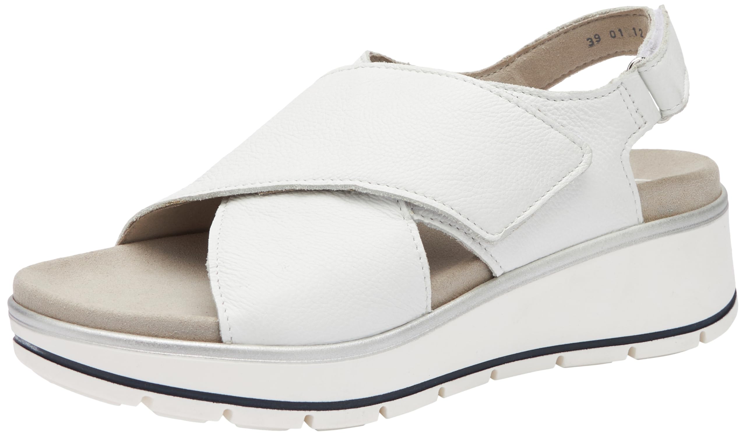 ARA Women's Sapporo Lace-Up Shoes, White, 37 EU Weit