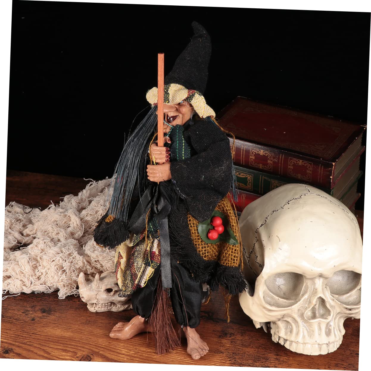 Ciondolo Strega di Halloween Appeso Strega Bar Decorazione per Feste Spirit Festival Ornamento Plastica Leggero Resistente Layout Gioco Utilizzo Halloween