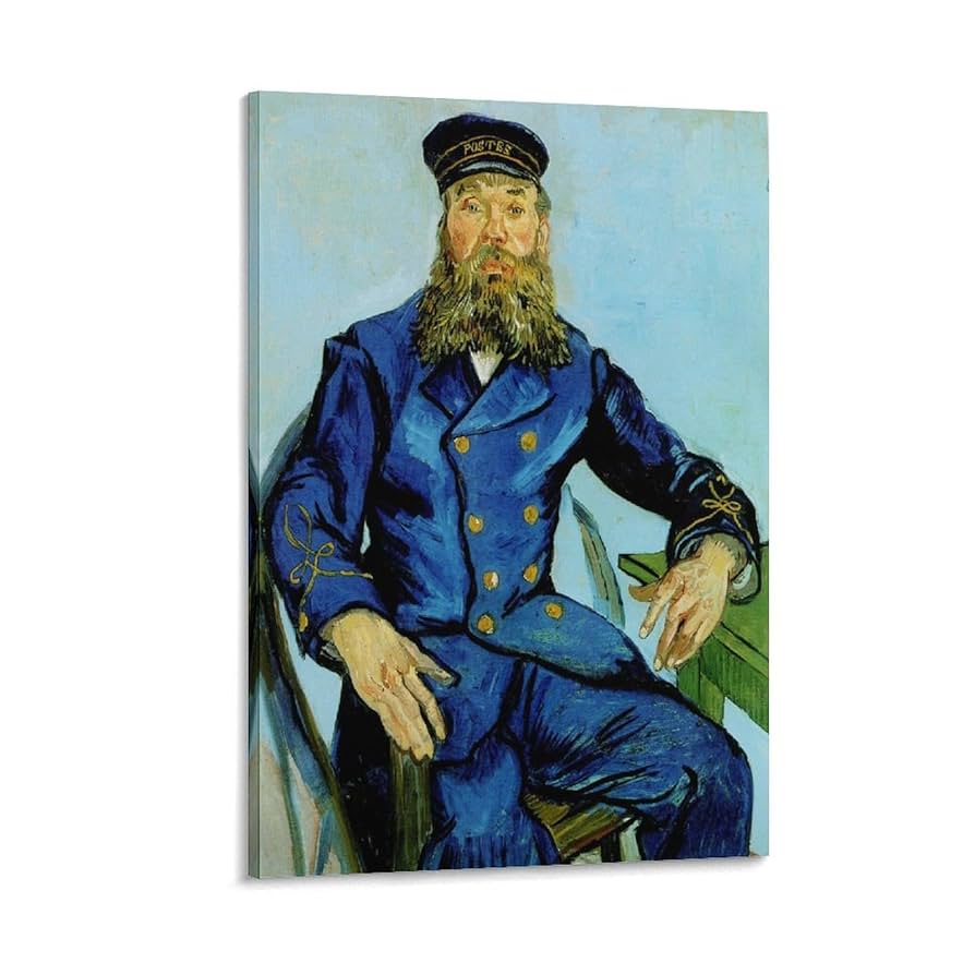 Amazon.co.jp: ゴッホ《郵便夫ジョゼフ・ルーラン》ポスター