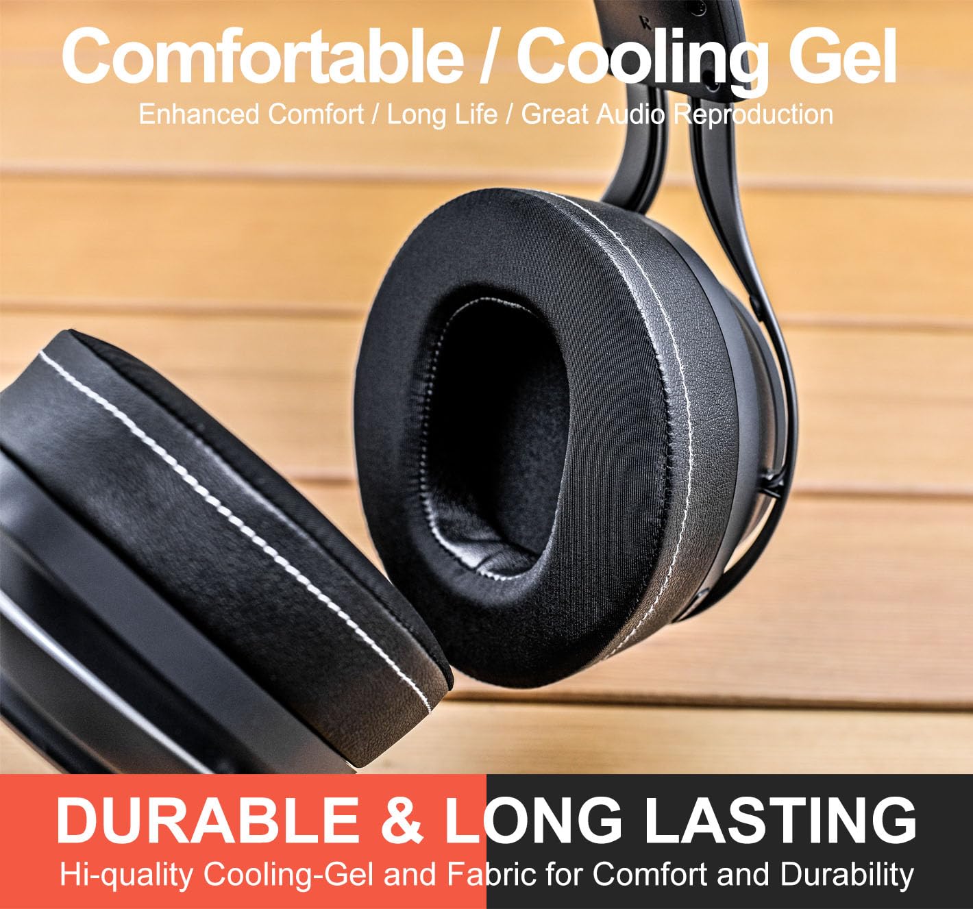 Ersatz-Ohrpolster kompatibel mit LS35X LS50X LS31 LS41 Headset von LTYIVABHTTW I Verbesserte Haltbarkeit & Sound (Hybrid Cooling Gel Fabric)