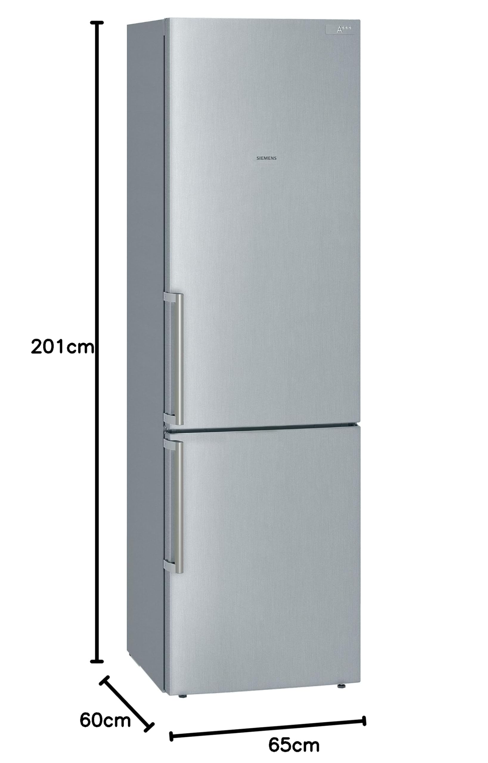 Siemens KG39EAI40 Réfrigérateur combiné 339L Classe: A+++ Inox