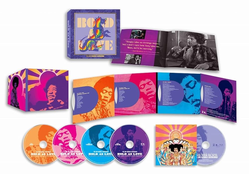 【新品同様】 ジミ・ヘンドリックス・エクスペリエンス　４枚組　BOXセット Amazon.co.jp: ボールド・アズ・ラヴ（デラックス） - ザ・ジミ