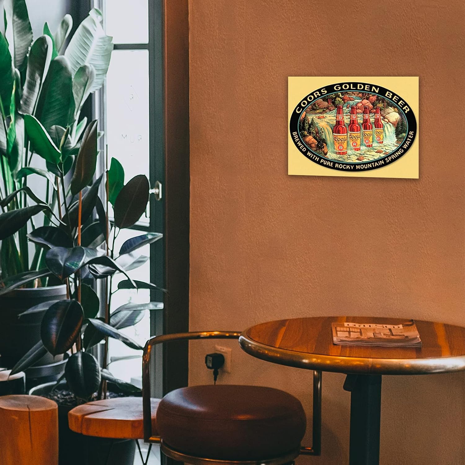 Desperate Enterprises Coors Waterfall Tin Sign - Nostalgic Vintage Metal Wall Décor - Made in USA image 5