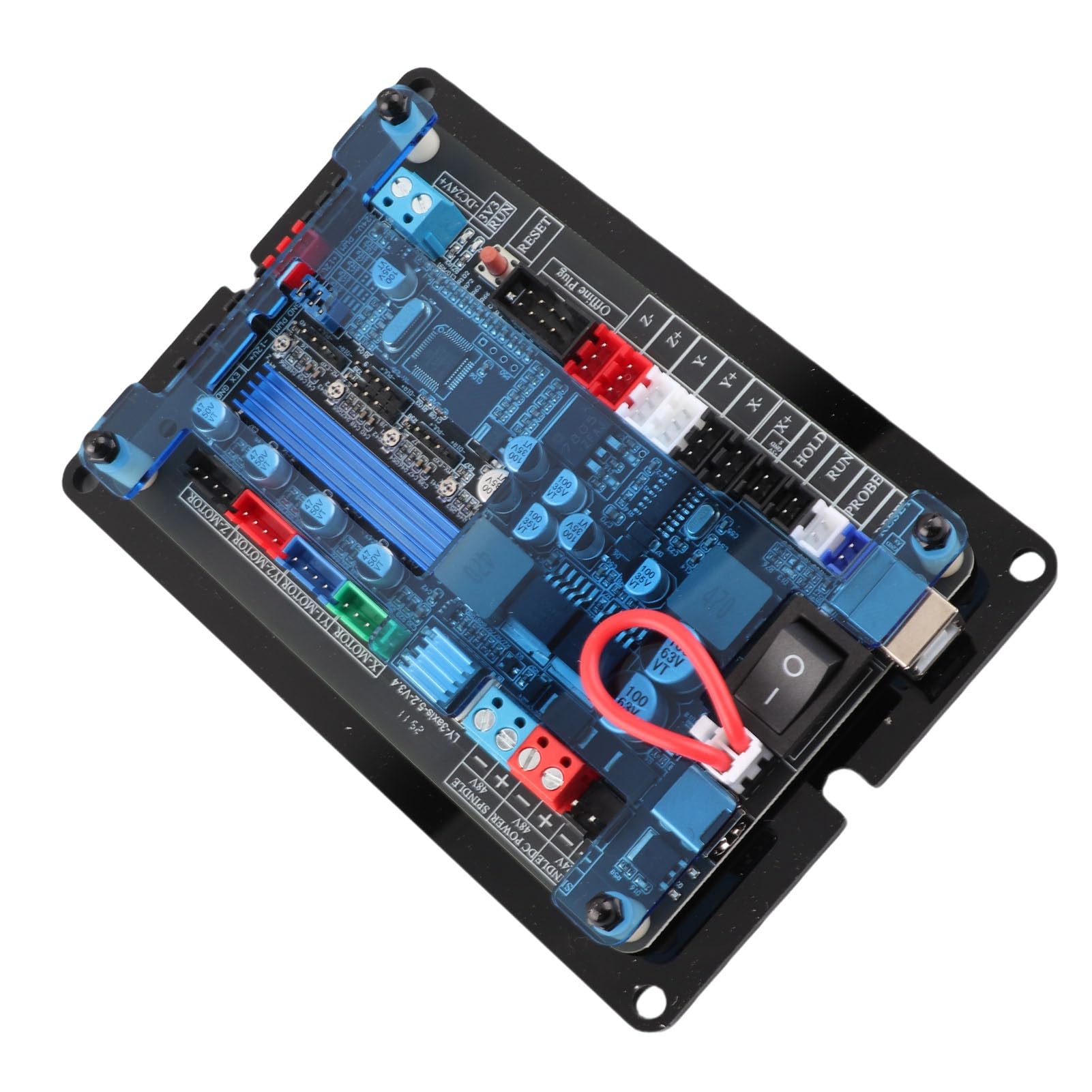 FTVOGUE Tablero Controlador GRBR de 32 Bits 3 Ejes CNC CNC Paseador del Motor del Motor Paso a Paso con la Unidad de Ejes de Doble Y para la Máquina de Grabado de la Carpintería