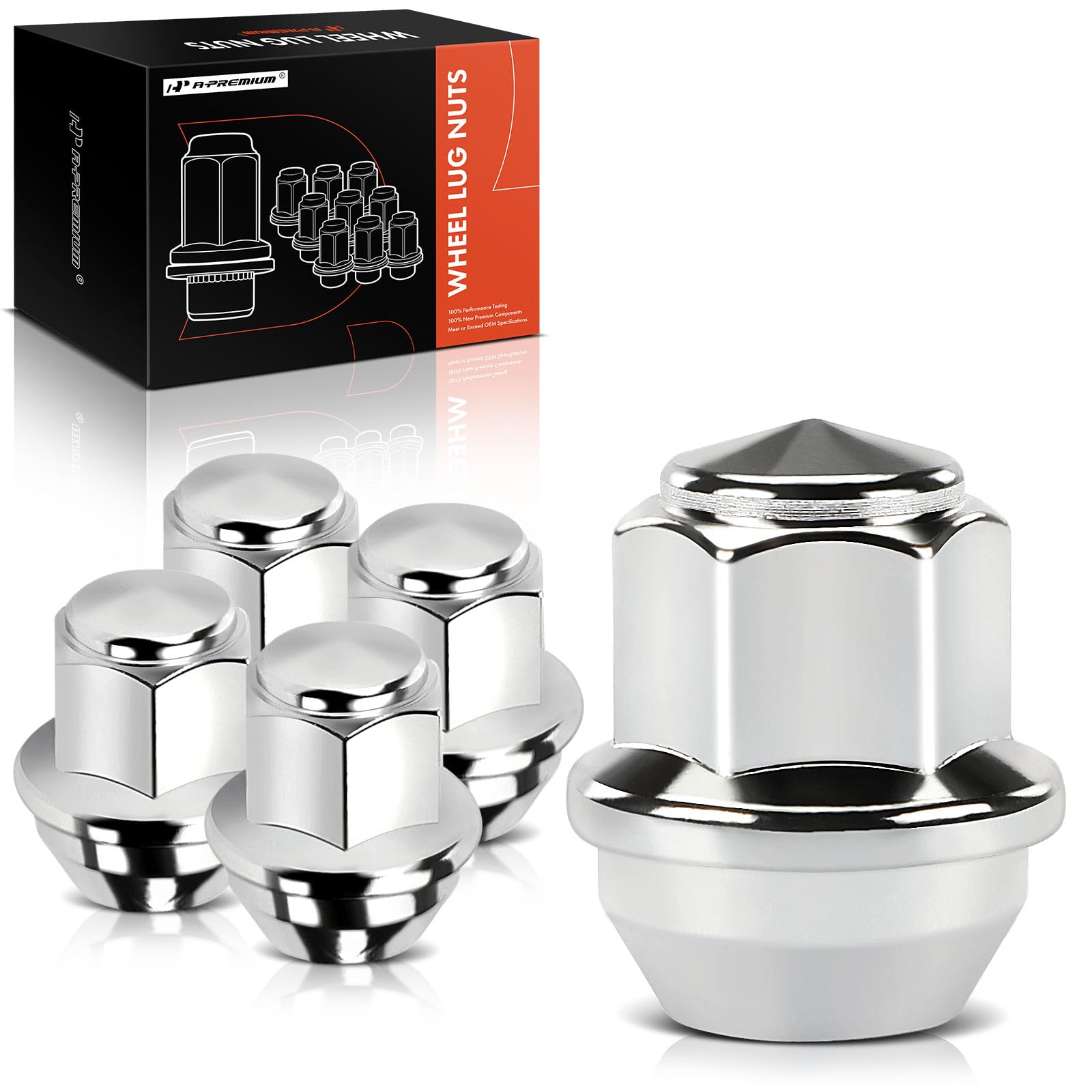Amazon.com: A-Premium M12-1.50 Wheel Lug Nuts Compatible with Ford