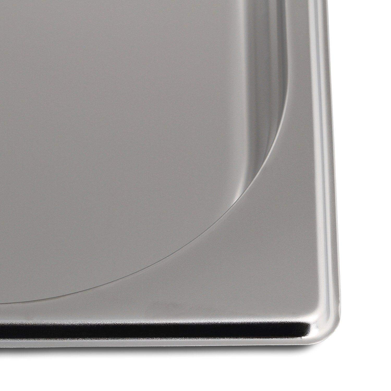 GN Behälter SET :: GN 1/2 40mm, 1x gelocht, 1x ungelocht :: geeignet für Gaggenau/Miele/Siemens/AEG/Elektrolux Dampfgarer (Temperaturbeständig, Edelstahl, Spülmaschinentauglich)