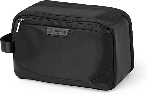 Brookstone Bolsa de almacenamiento de viaje, bolsa grande multifuncional para cosméticos y artículos de tocador para vacaciones, aviones, trenes,