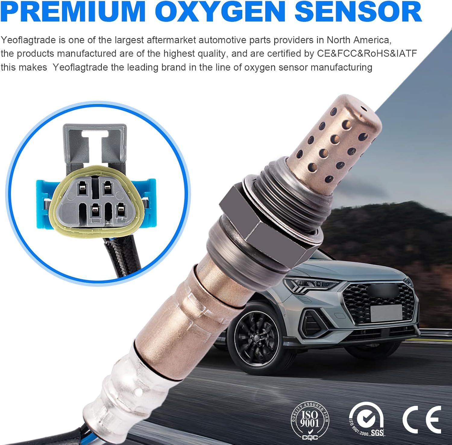 Oxygen Sensor 234-4242 234-4251 for 2010-2014 Chevrolet Chevy Equinox 2.4L GMC Terrain 2.4L Upstream Downstream 2PCS