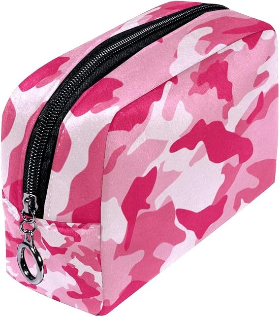 Make-up-Tasche Mit Blumenmuster – 22,9x17,8x5,1 Cm, Aus Baumwolle/Leinen, Wasserdicht, Für Reisen & Alltag